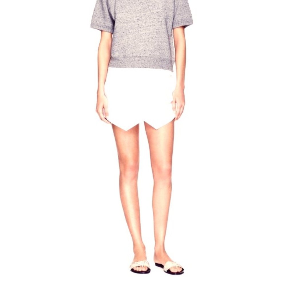 White Skort